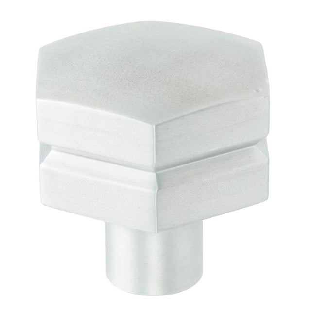 Carpe Diem Hardware - Hexagon Large Aluminum Knob, Satin Nickel Finish - Satin Nickel