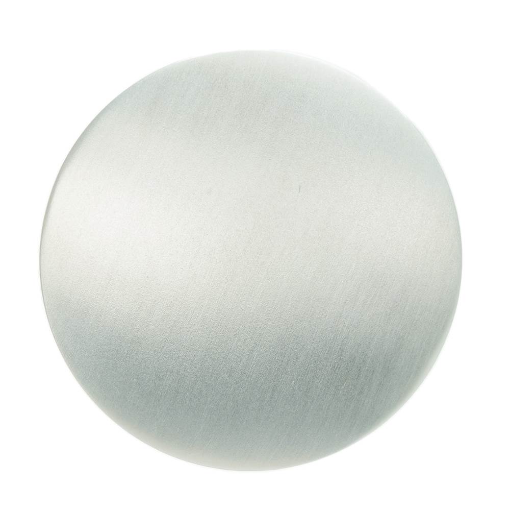 Round Large Aluminum Knob, Satin Nickel Finish