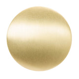 Round Large Brass Knob, Satin Brass Finish