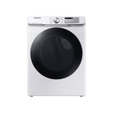 Samsung - Smart Front Load Electric Dryer with Steam SanitizePlus, 7.5 cu-ft - White