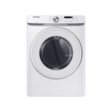 Samsung - Electric Front Load Dryer, 1440'' Long Vent, 7.5 cu-ft - White