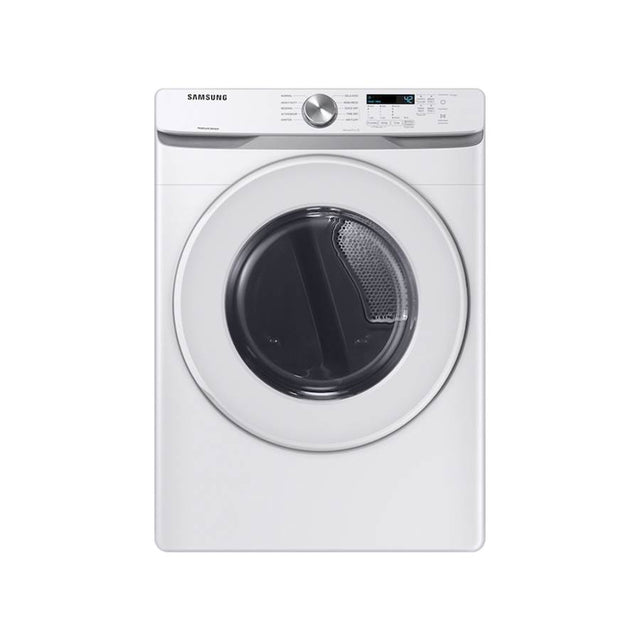 Samsung - Electric Front Load Dryer, 1440'' Long Vent, 7.5 cu-ft - White