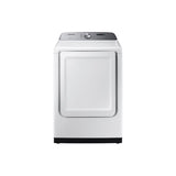 Samsung - Electric Top Load Dryer with Sensor Dry, 7.4 cu-ft - White