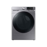 Samsung - Smart Front Load Gas Dryer with Steam SanitizePlus, 7.5 cu-ft - Platinum