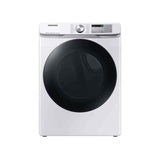 Samsung - Smart Front Load Gas Dryer with Steam SanitizePlus, 7.5 cu-ft - White