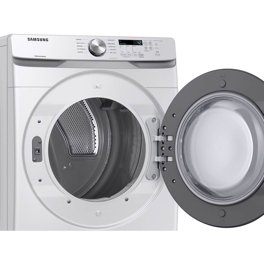 Gas Front Load Dryer with Reversible Door, 7.5 cu-ft