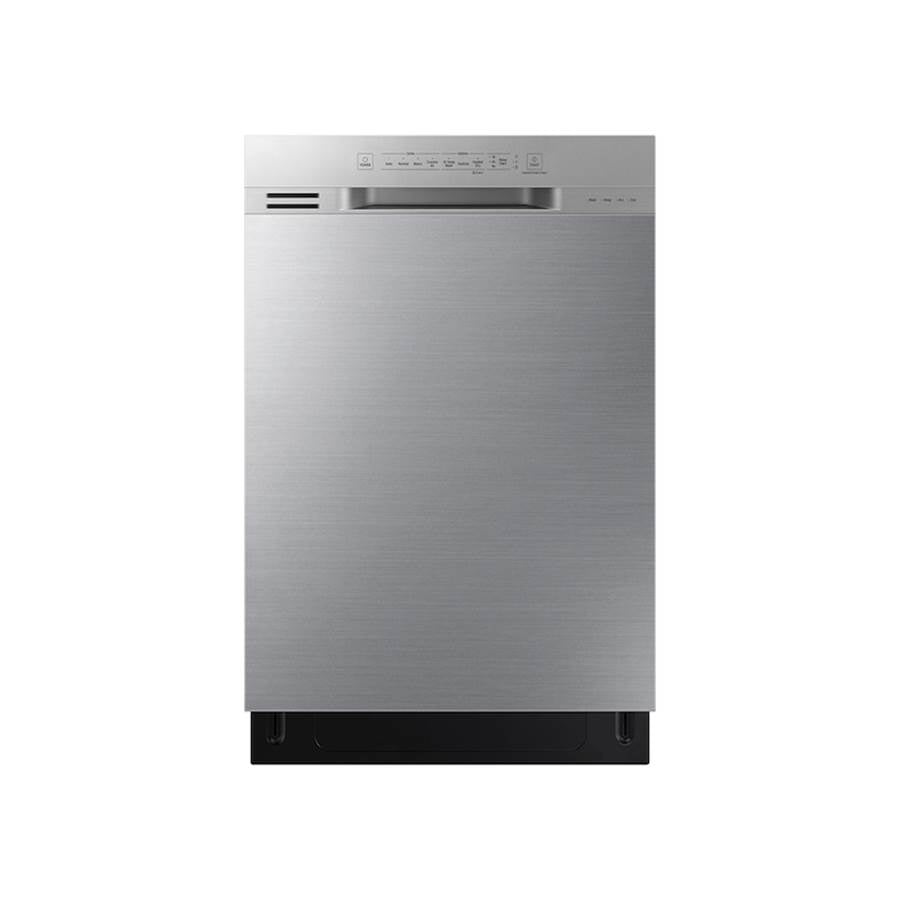 Samsung - Digital Touch Controls, 3rd Rack, Adjustable Upper Rack, Hybrid Tub, 51 dBA - Stainless Steel