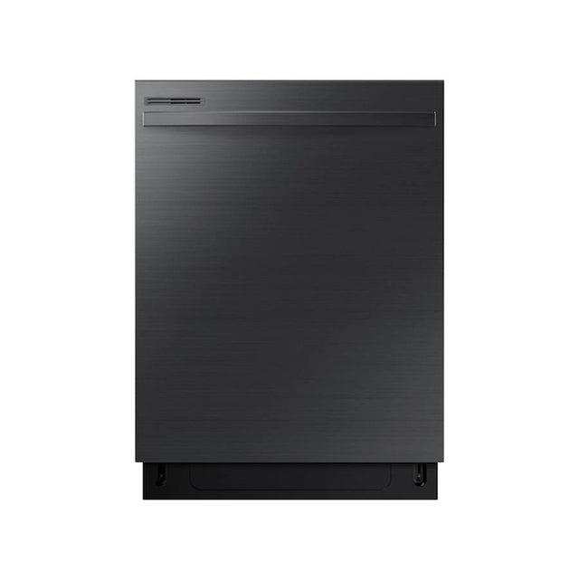 Samsung - Integrated Handle and Controls, Hybrid Tub, 55 dBA - Black Stainless Steel