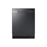 Samsung - Stormwash, AutoRelease Dry, Recessed Handle, 48 dBA - Black Stainless Steel