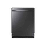 Samsung - Stormwash, AutoRelease Dry, Flat Handle, 48 dBA - Black Stainless Steel