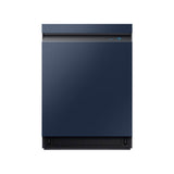 Samsung - Bespoke AutoRelease Dry, 3rd Rack, Ball Bearing Upper Rack, Stainless Steel Tub, 39 dBA - Navy Steel