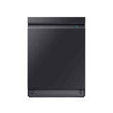 Samsung - AutoRelease Dry, 3rd Rack, Ball Bearing Upper Rack, Stainless Steel Tub, 39 dBA - Black Stainless Steel