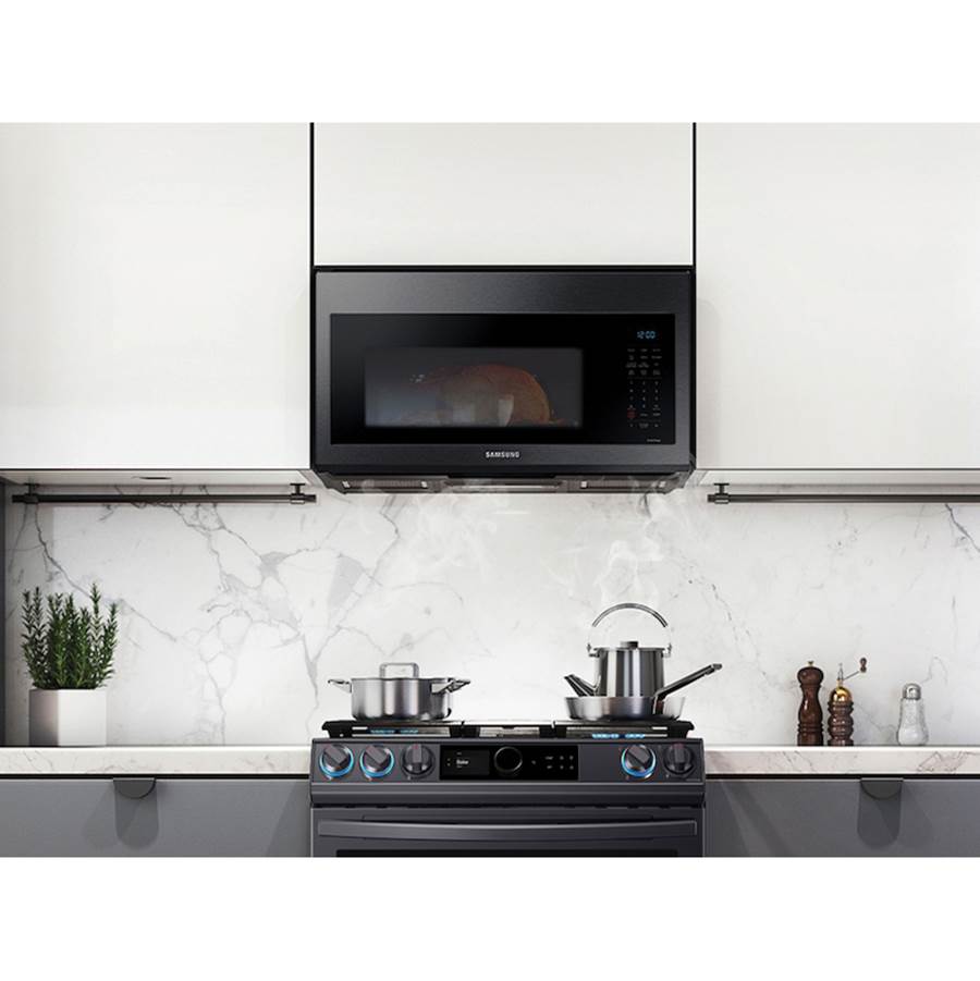 Wi-Fi Enabled, Convection, Slim Fry, Ceramic Enamel Interior, 3-Speed, 300 cfm, 1.7 cu-ft