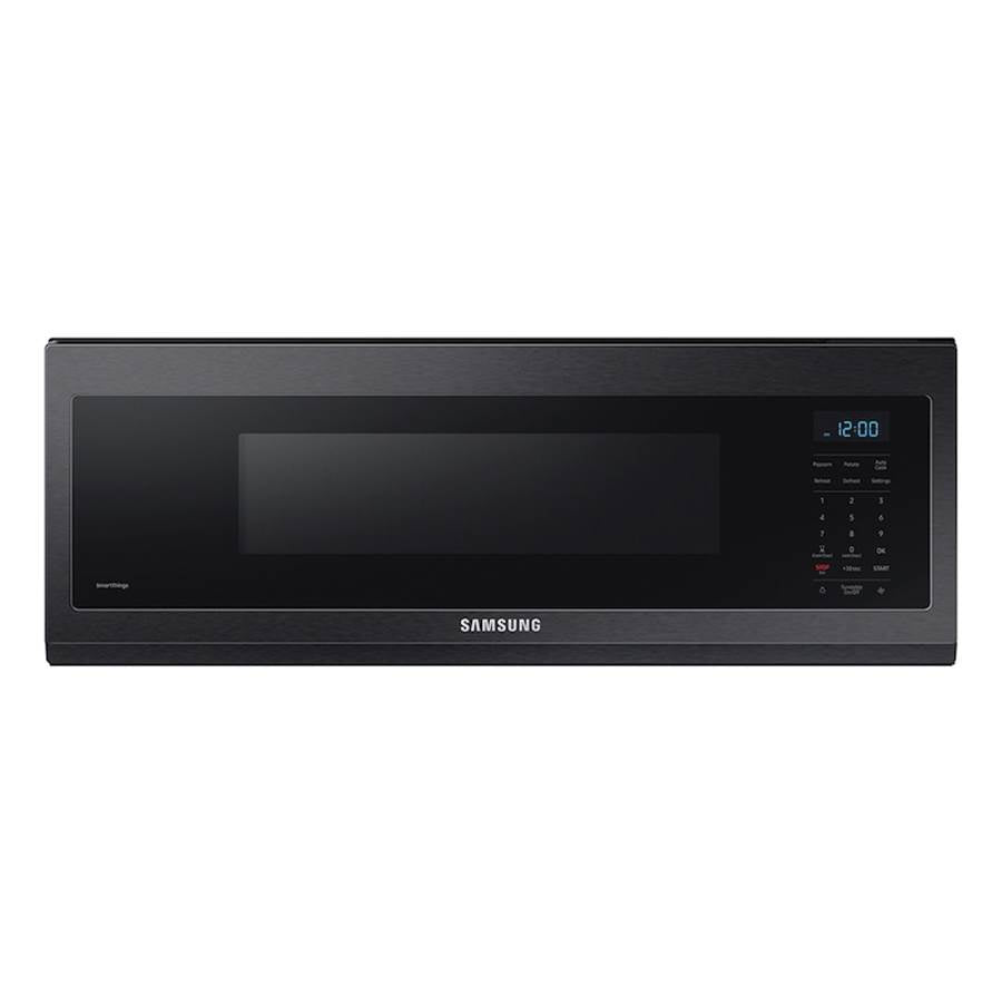 Samsung - Smart OTR with Wi-Fi, Voice Control, 1100 W Power, Black Stainless Steel, 1.1 cu-ft - Black Stainless Steel