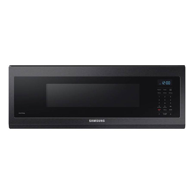 Samsung - Smart OTR with Wi-Fi, Voice Control, 1100 W Power, Black Stainless Steel, 1.1 cu-ft - Black Stainless Steel