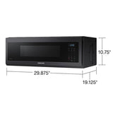 Smart OTR with Wi-Fi, Voice Control, 1100 W Power, Black Stainless Steel, 1.1 cu-ft