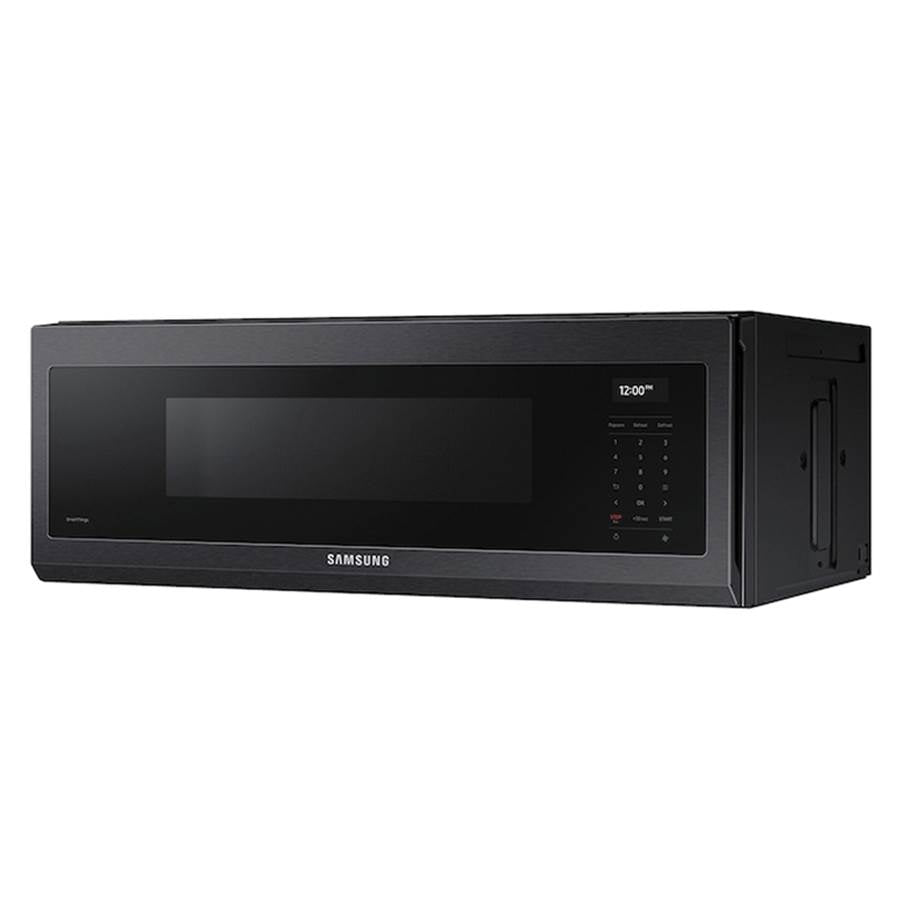Smart OTR with Wi-Fi, Voice Control and Superior Hood Performance and Power, Black Stainless Steel, 1.1 cu-ft