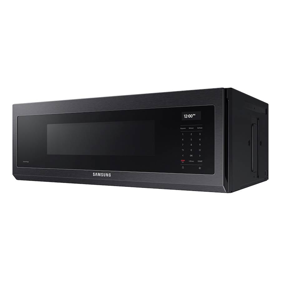 Smart OTR with Wi-Fi, Voice Control and Superior Hood Performance and Power, Black Stainless Steel, 1.1 cu-ft