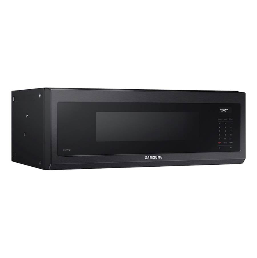 Smart OTR with Wi-Fi, Voice Control and Superior Hood Performance and Power, Black Stainless Steel, 1.1 cu-ft