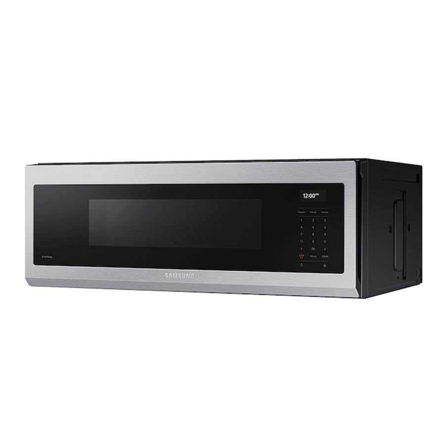 Smart OTR with Wi-Fi, Voice Control and Superior Hood Performance and Power, Black Stainless Steel, 1.1 cu-ft