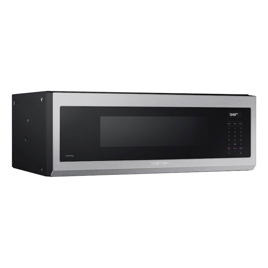 Smart OTR with Wi-Fi, Voice Control and Superior Hood Performance and Power, Black Stainless Steel, 1.1 cu-ft