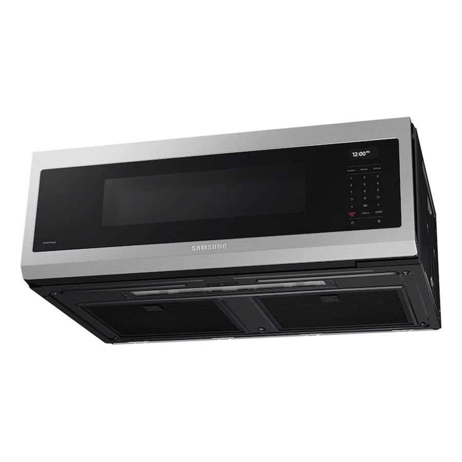 Smart OTR with Wi-Fi, Voice Control and Superior Hood Performance and Power, Black Stainless Steel, 1.1 cu-ft