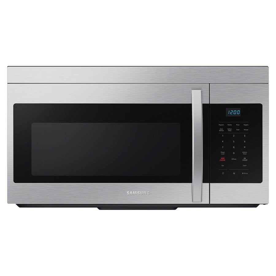 Samsung - Flat Handle, 2-Speed, 300 cfm, LED Display, ECO Mode, 1.6 cu-ft - Stainless Steel