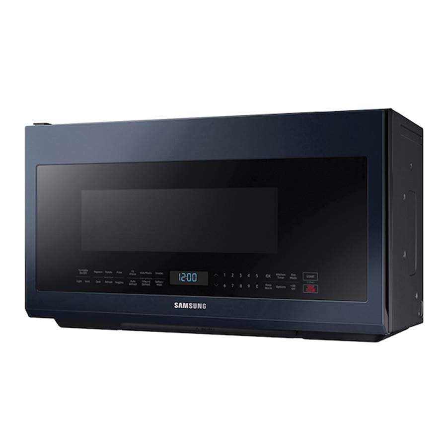Bespoke, Sensor Cook, Ceramic Enamel Interior, LED Cooktop Light, Glass Touch Controls, Simple Clean Filter, Recessed Handle, 2.1 cu-ft