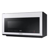 Bespoke, Sensor Cook, Ceramic Enamel Interior, LED Cooktop Light, Glass Touch Controls, Simple Clean Filter, Recessed Handle, 2.1 cu-ft