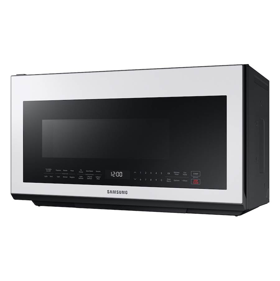Bespoke, Sensor Cook, Ceramic Enamel Interior, LED Cooktop Light, Glass Touch Controls, Simple Clean Filter, Recessed Handle, 2.1 cu-ft