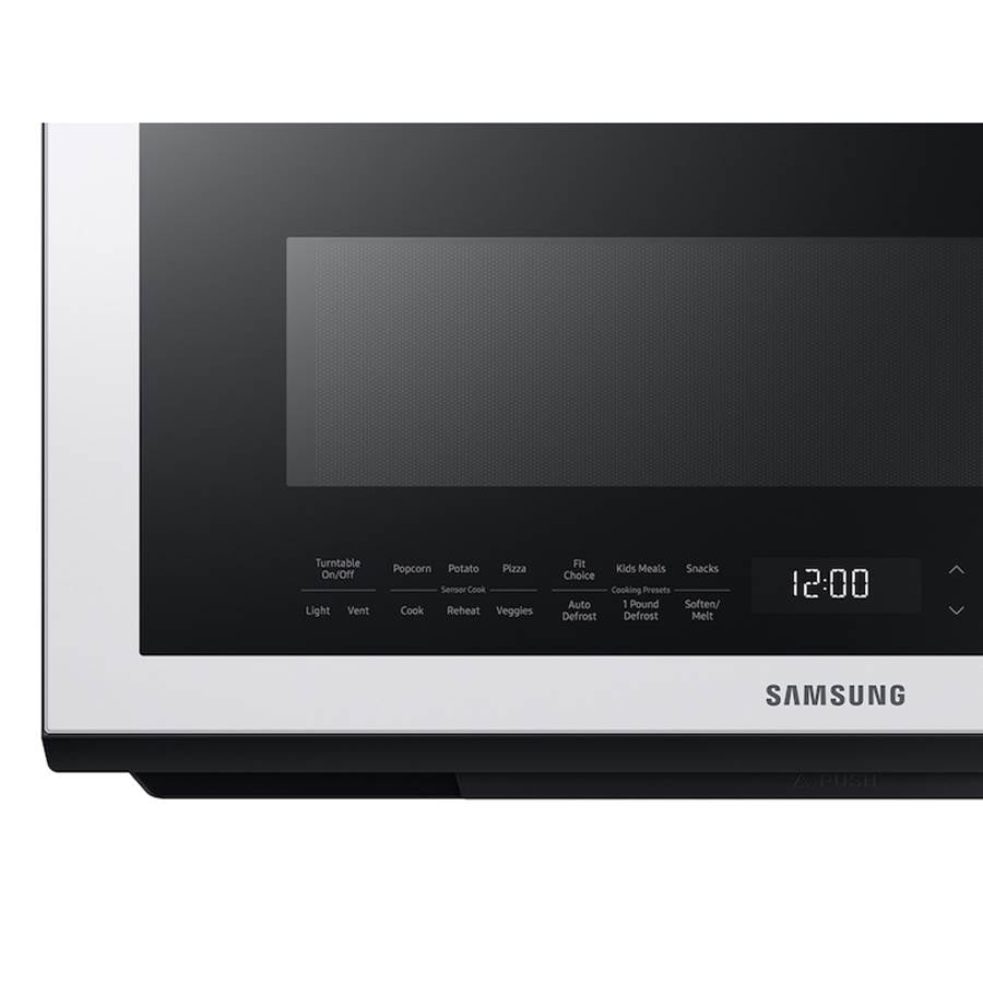 Bespoke, Sensor Cook, Ceramic Enamel Interior, LED Cooktop Light, Glass Touch Controls, Simple Clean Filter, Recessed Handle, 2.1 cu-ft