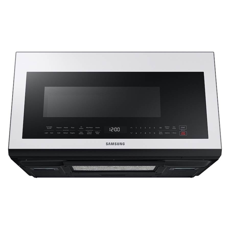 Bespoke, Sensor Cook, Ceramic Enamel Interior, LED Cooktop Light, Glass Touch Controls, Simple Clean Filter, Recessed Handle, 2.1 cu-ft