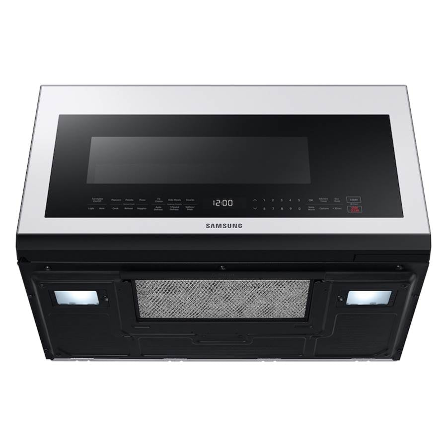 Bespoke, Sensor Cook, Ceramic Enamel Interior, LED Cooktop Light, Glass Touch Controls, Simple Clean Filter, Recessed Handle, 2.1 cu-ft