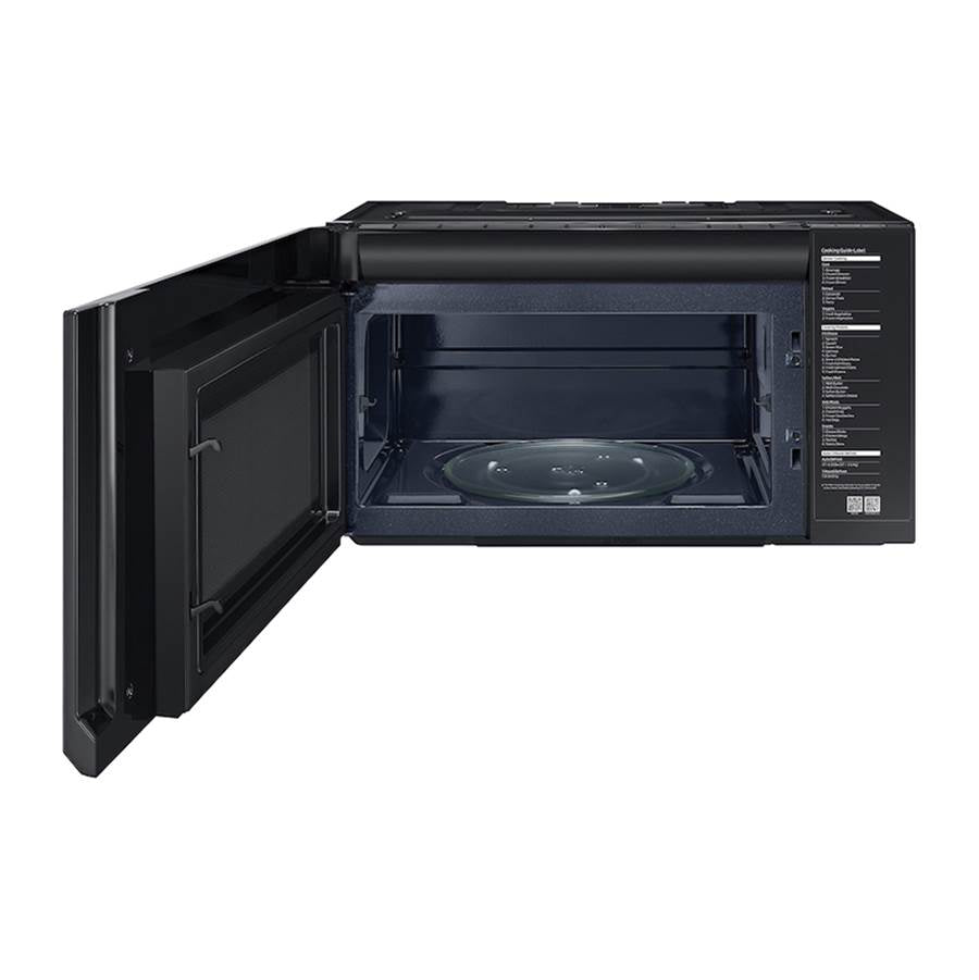 Sensor Cook, Ceramic Enamel Interior, LED Cooktop Light, Glass Touch Controls, Simple Clean Filter, Recessed Handle, 2.1 cu-ft