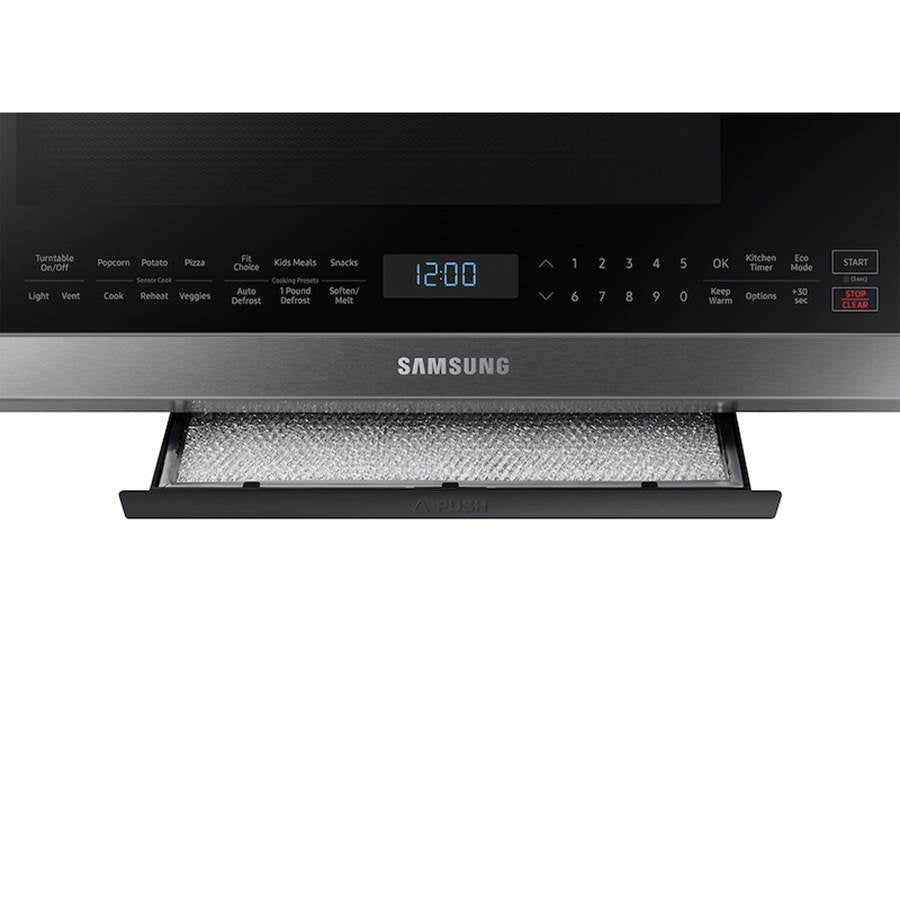 Sensor Cook, Ceramic Enamel Interior, LED Cooktop Light, Glass Touch Controls, Simple Clean Filter, Recessed Handle, 2.1 cu-ft