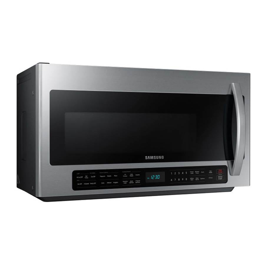 New Handle, Bottom Controls, Sensor Cook, Ceramic Enamel Interior, LED Cooktop Light, 2.1 cu-ft
