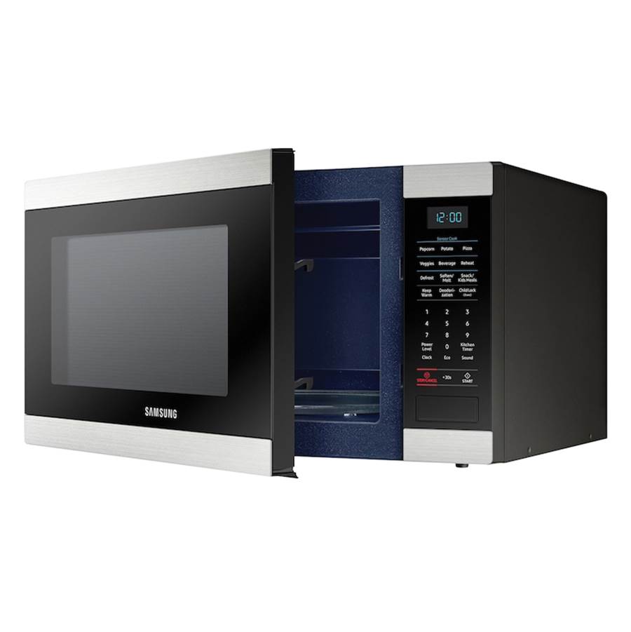 Sensor Cook, Ceramic Enamel Interior, Stainless Steel, Matching Trim Kit Available (MA-TK8020TS), Large, 1.9 cu-ft