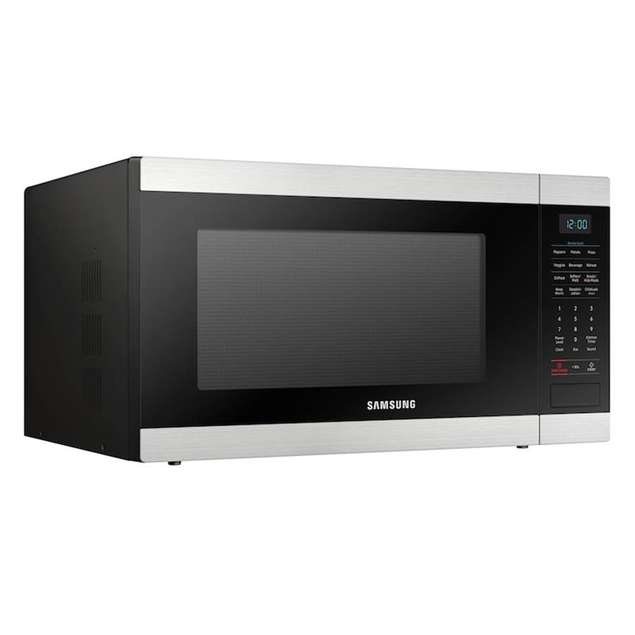 Sensor Cook, Ceramic Enamel Interior, Stainless Steel, Matching Trim Kit Available (MA-TK8020TS), Large, 1.9 cu-ft
