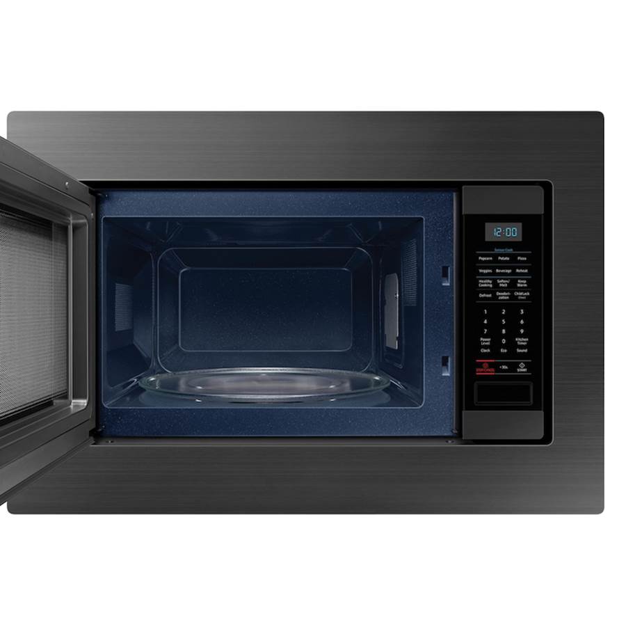 Built in Application CMO, Sensor Cook, Ceramic Enamel Interior, Black Stainless Steel, Matching Trim Kit Available (MA-TK8020TG), Large, 1.9 cu-ft