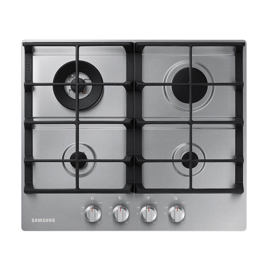 Four Burners, 1-12.5000 Btu Power Burner, 1-105000, 1-95000, 1-5000 Simmer, 24''