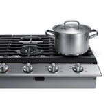 Five Burners, 1-19000 Power Burner, 1-13000 Power Burner, 2-9.50, 1-5000 Simmer, Illuminated Knobs, Aluminum Griddle, Wi-Fi, 30''