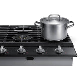 Five Burners, 1-22000 Dual Ring Brass, 1-13000 Power Burner, 2-9.5, 1-5000 Simmer, Illuminated Knobs, Die Cast Griddle, Wok Ring, Wi-Fi, 30''