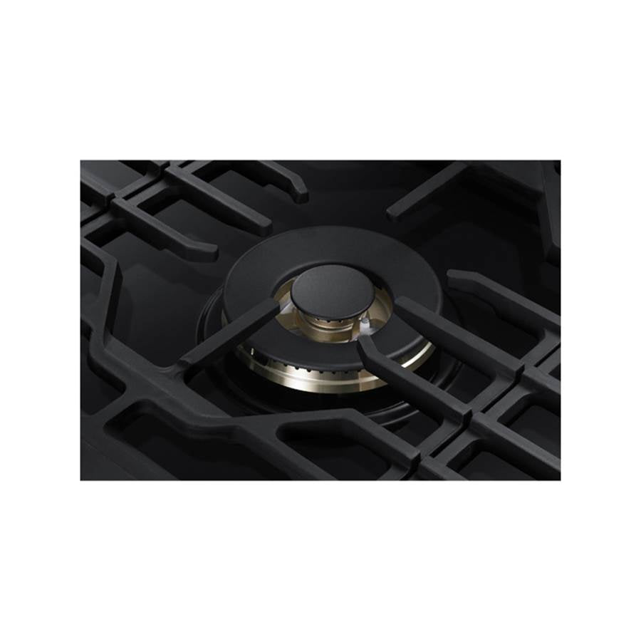 Five Burners, 1-22000 Dual Ring Brass, 1-13000 Power Burner, 2-9.5, 1-5000 Simmer, Illuminated Knobs, Die Cast Griddle, Wok Ring, Wi-Fi, 30''