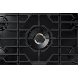 Five Burners, 1-22000 Dual Ring Brass, 1-13000 Power Burner, 2-9.5, 1-5000 Simmer, Illuminated Knobs, Die Cast Griddle, Wok Ring, Wi-Fi, 30''