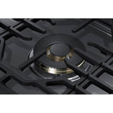 Five Burners, 1-22000 Dual Ring Brass, 1-13000 Power Burner, 2-9.5, 1-5000 Simmer, Illuminated Knobs, Die Cast Griddle, Wok Ring, Wi-Fi, 30''