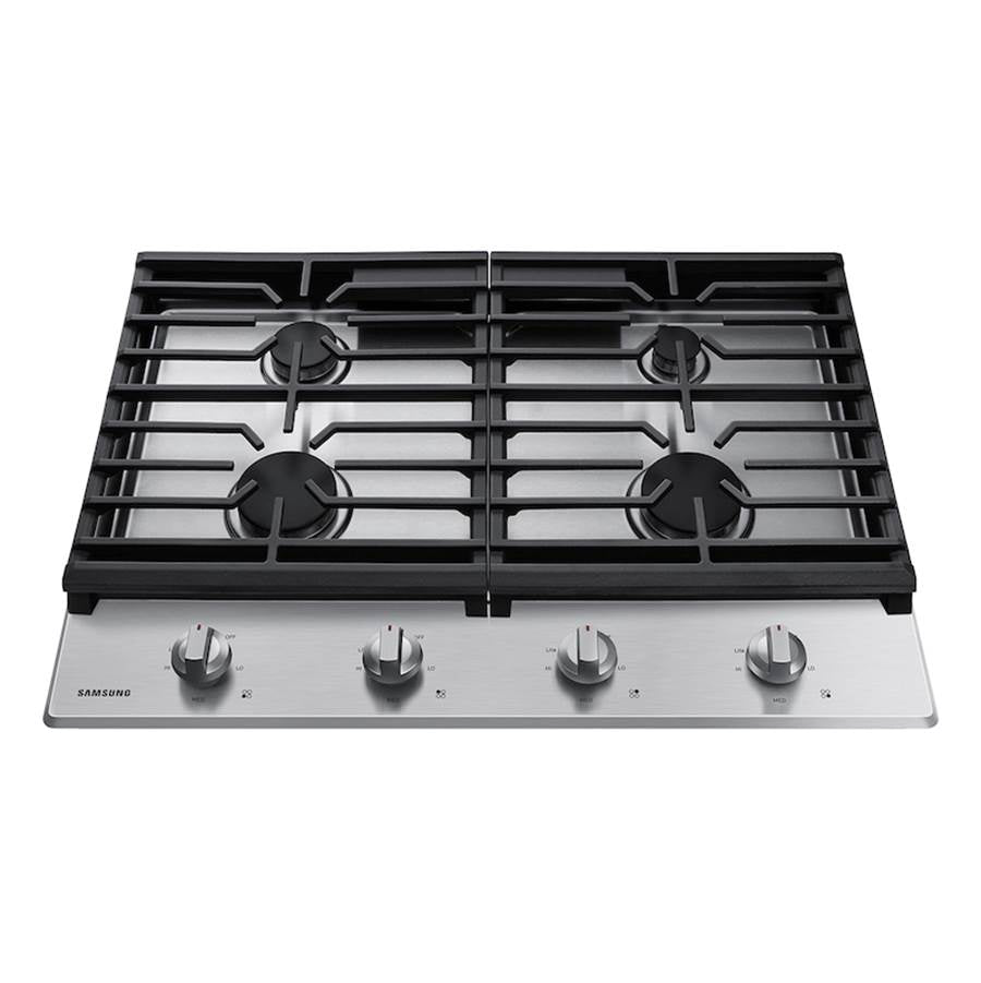 Four Burners, 1-17000 Power Burner, 1-13000, 1-9.5, 1-5000 Simmer, 30''