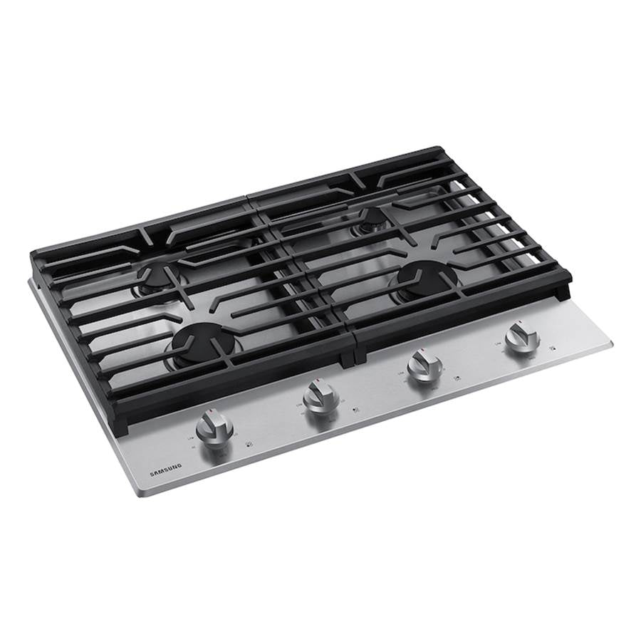Four Burners, 1-17000 Power Burner, 1-13000, 1-9.5, 1-5000 Simmer, 30''