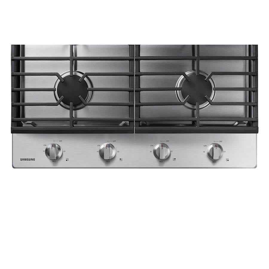 Four Burners, 1-17000 Power Burner, 1-13000, 1-9.5, 1-5000 Simmer, 30''