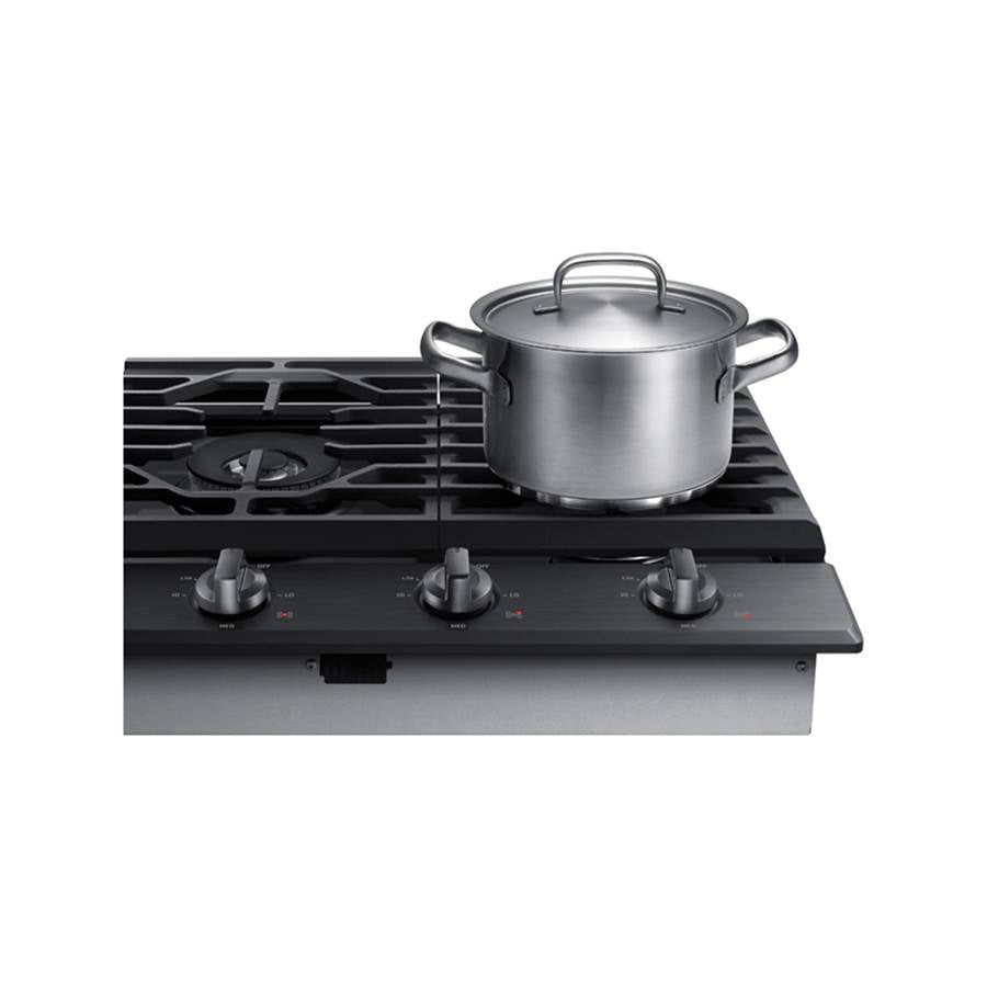 Five Burners, 1-19000 Power Burner, 1-13000 Power Burner, 2-9.50, 1-5000 Simmer, Illuminated Knobs, Aluminum Griddle, Wi-Fi, 36''