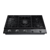 Five Burners, 1-19000 Power Burner, 1-13000 Power Burner, 2-9.50, 1-5000 Simmer, Illuminated Knobs, Aluminum Griddle, Wi-Fi, 36''